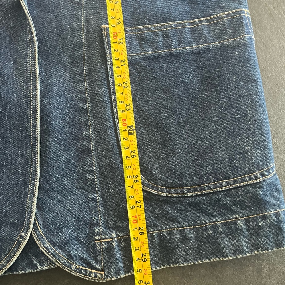 Vintage LIZWEAR Classic Blueblazer Denim JeanJacket size S runs big cottagecore - Picture 7 of 8